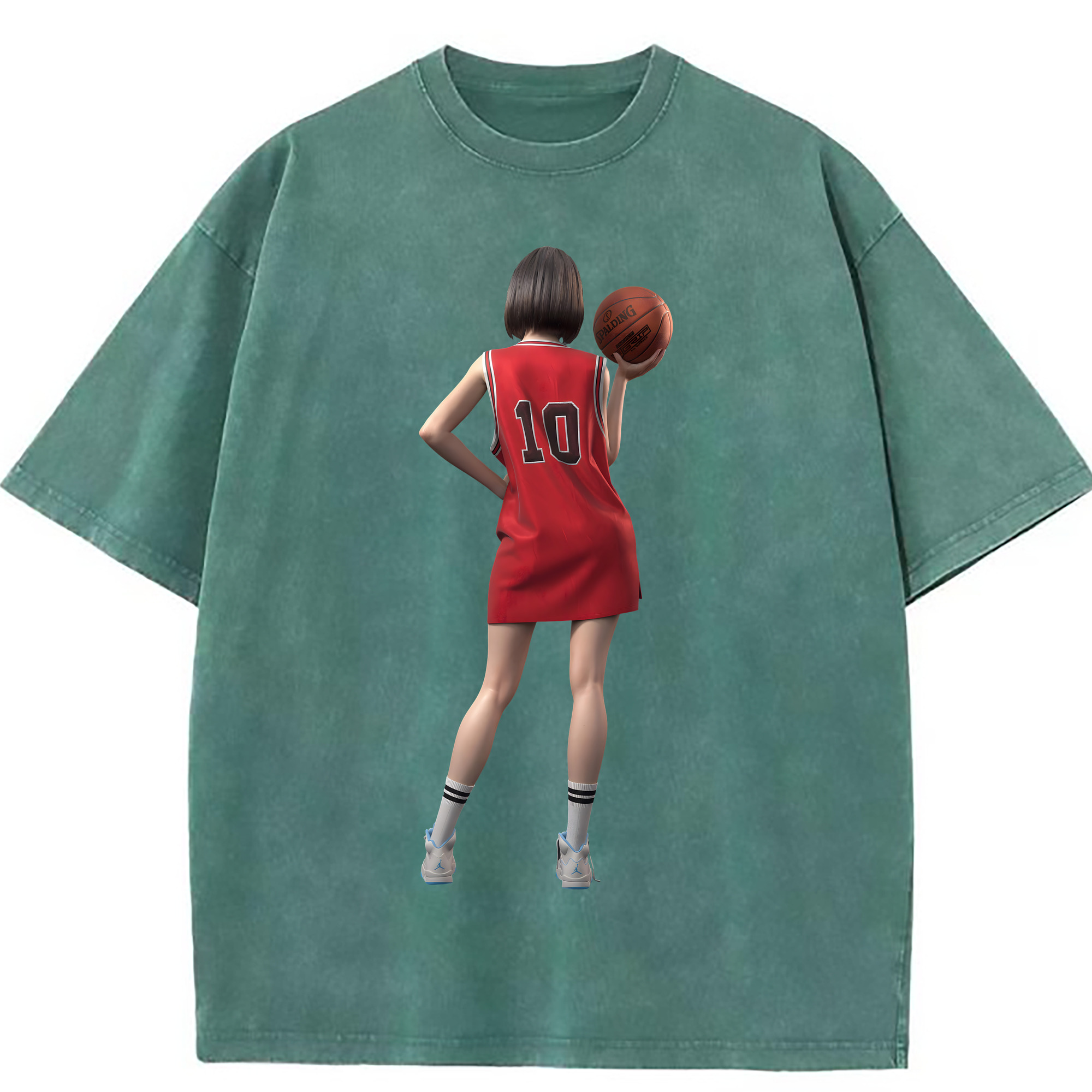 （画像用） SLAM DUNK／スラムダンク 綿100% ヴィンテージ風 半袖Tシャツ（フロントプリント）